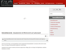 Tablet Screenshot of immobilienrente.eu